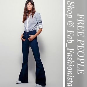 FREE PEOPLE Flare Denim Jeans